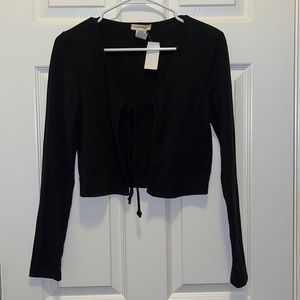 Sexy Crop Cardigan Top